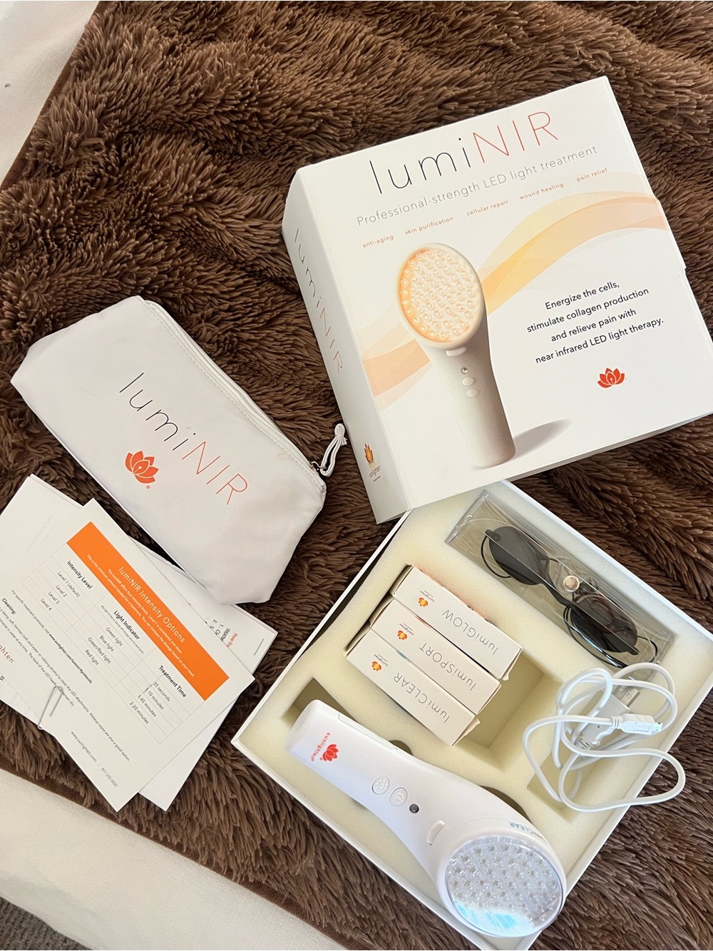 Luminir 4 in 1 professional strength, LED light treatment